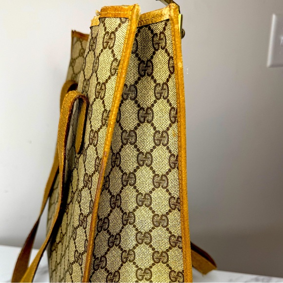 VINTAGE GUCCI GG Logo Monogram  TOTE Bag. - Picture 1 of 15